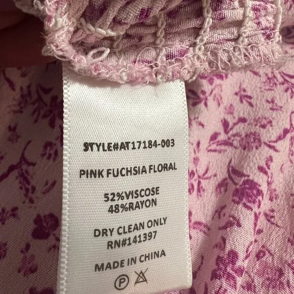 ASTR The Label Womens Floral Top Size L - Picture 10 of 11